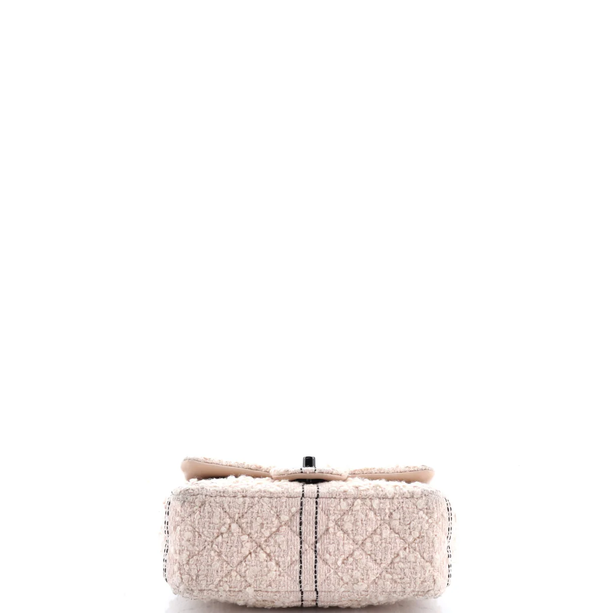 Classic Single Flap Bag Quilted Tweed Mini - Deep Luxury