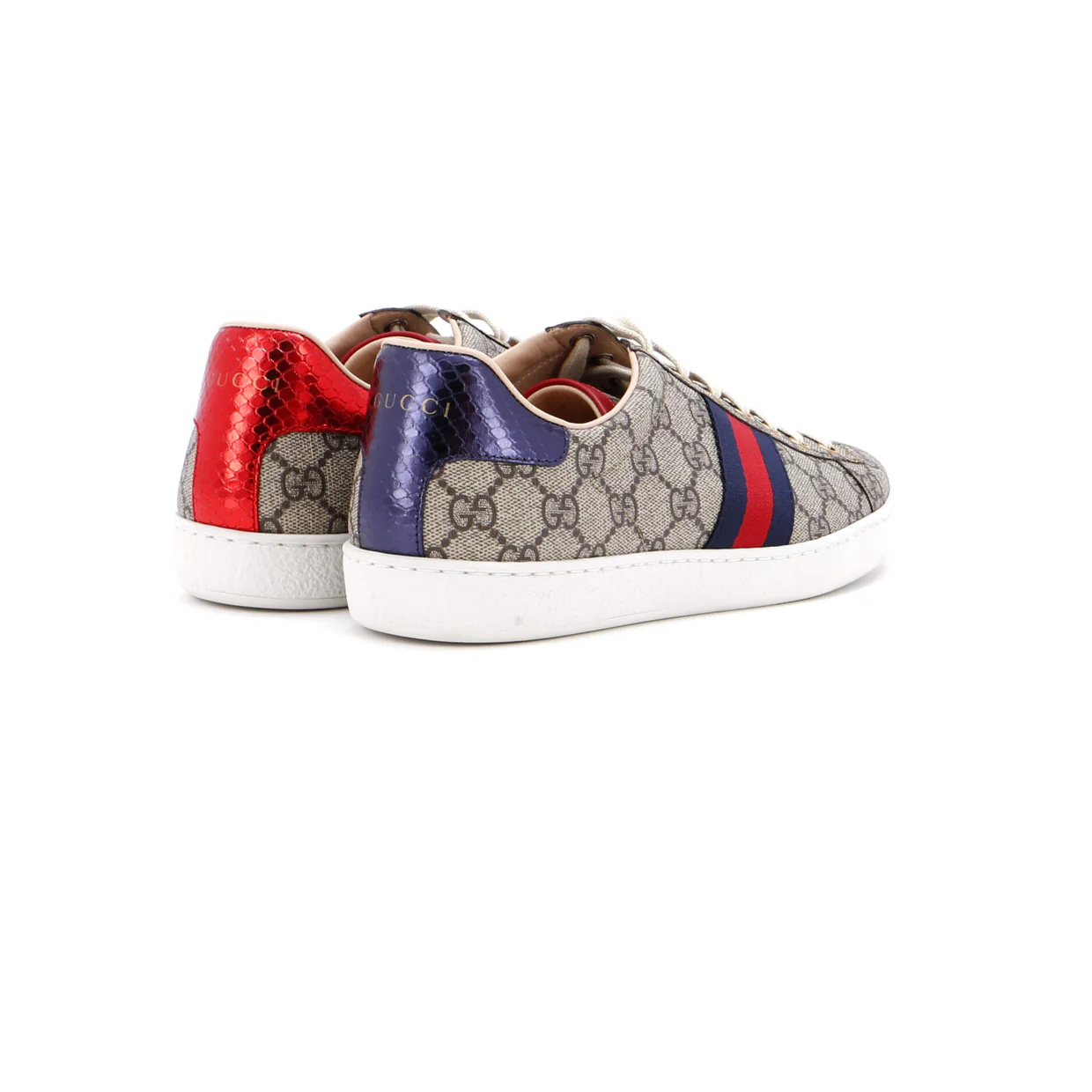 Ace Sneakers GG Coated Canvas - Deep Luxury