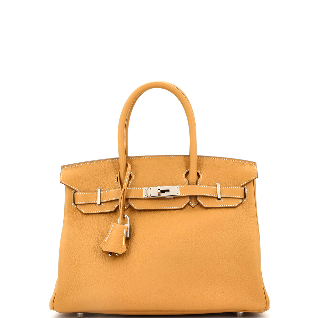 Birkin Handbag Natural Sable Togo with Palladium Hardware 30 - Deep Luxury