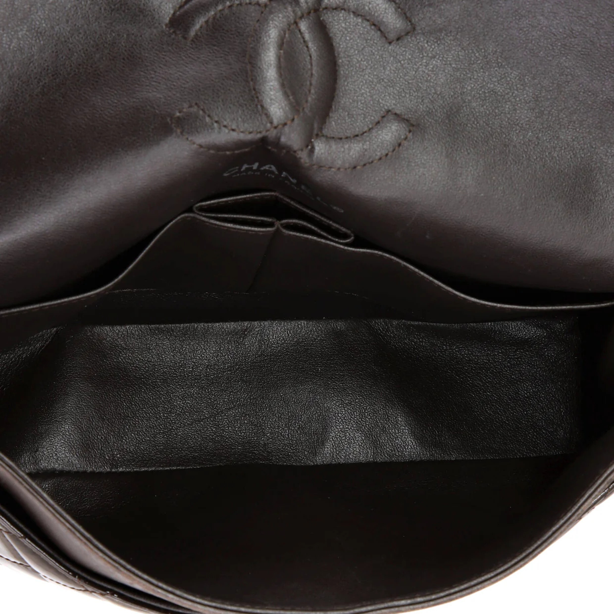 Classic Double Flap Bag Quilted Patent Medium - Deep Luxury