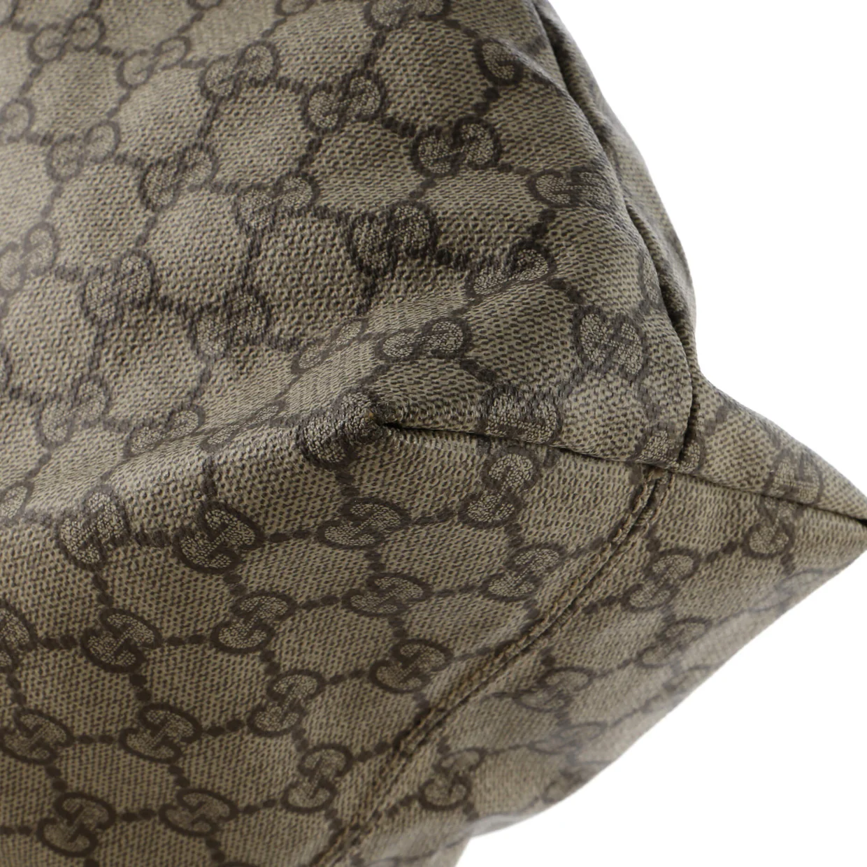 Plus Tote GG Coated Canvas with Leather Large - Deep Luxury