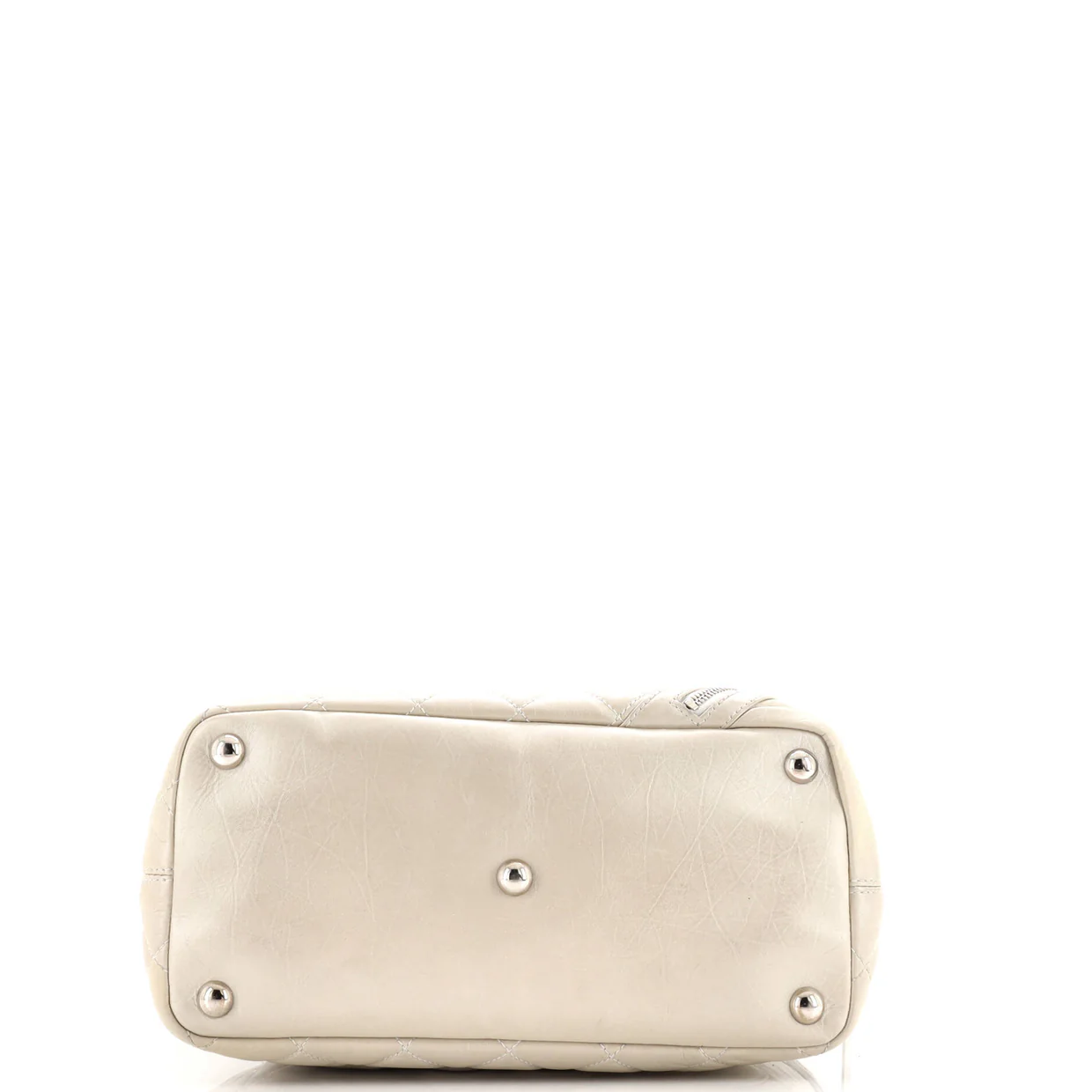 Cotton Club Tote Quilted Aged Calfskin Large - Deep Luxury