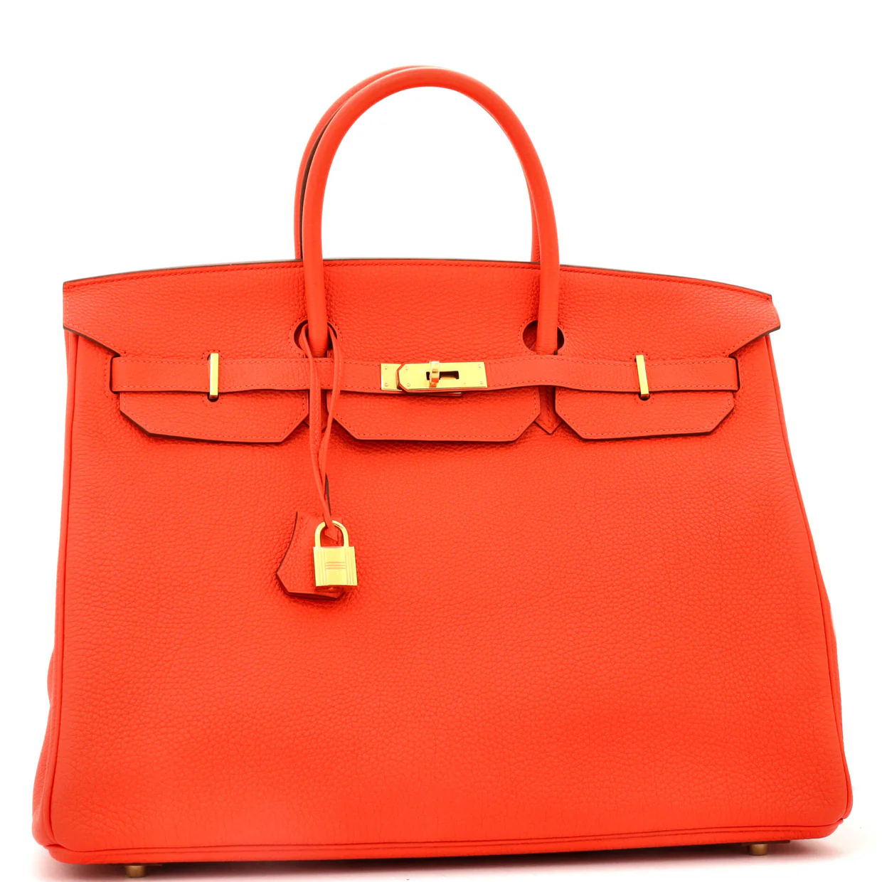 Birkin Handbag Capucine Togo with Gold Hardware 40 - Deep Luxury