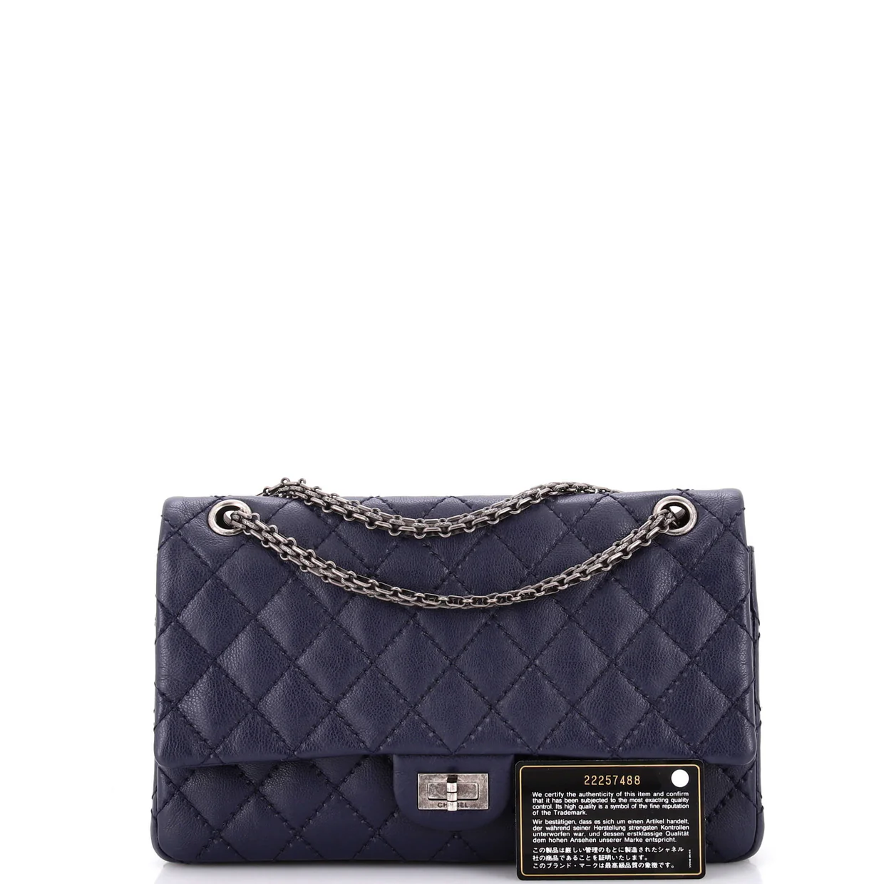 Reissue 2.55 Flap Bag Quilted Caviar 226 - Deep Luxury