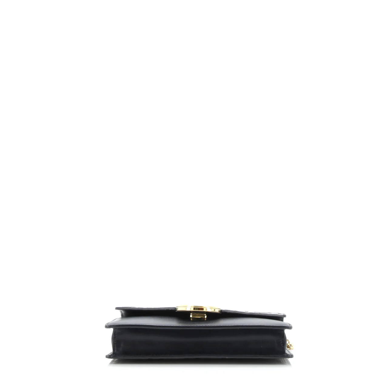 F is Fendi Envelope Wallet on Chain Zucca Embossed Leather - Deep Luxury