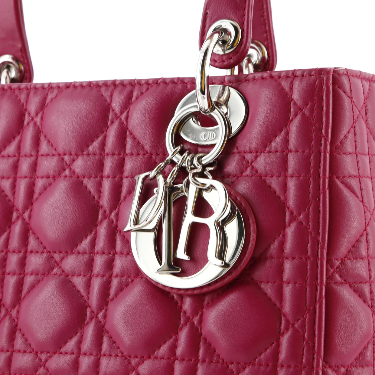 Lady Dior Bag Cannage Quilt Lambskin Medium - Deep Luxury