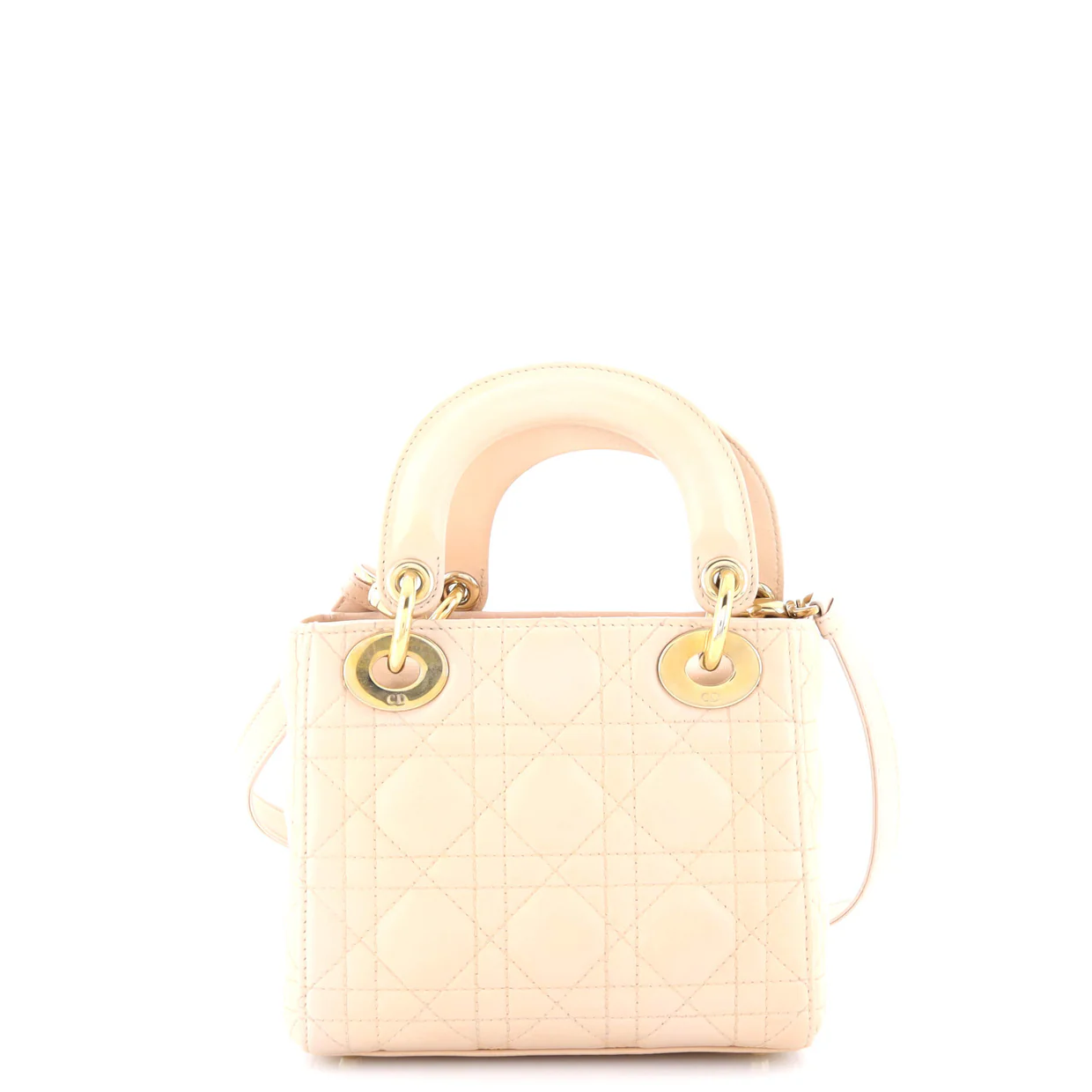 Lady Dior Chain Bag Cannage Quilt Lambskin Mini - Deep Luxury