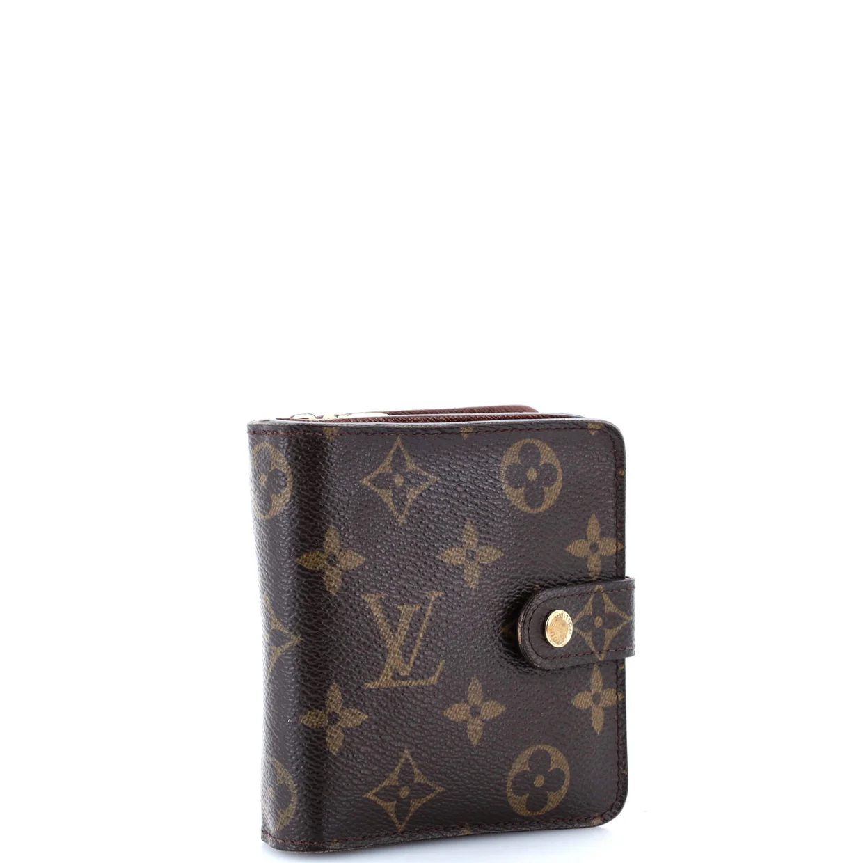 Compact Zippe Wallet Monogram Canvas - Deep Luxury