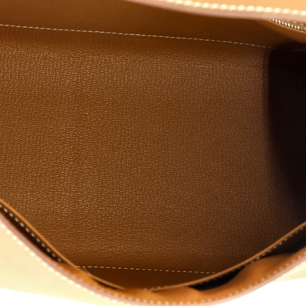 Kelly Handbag Gold Epsom with Palladium Hardware 28 - Deep Luxury