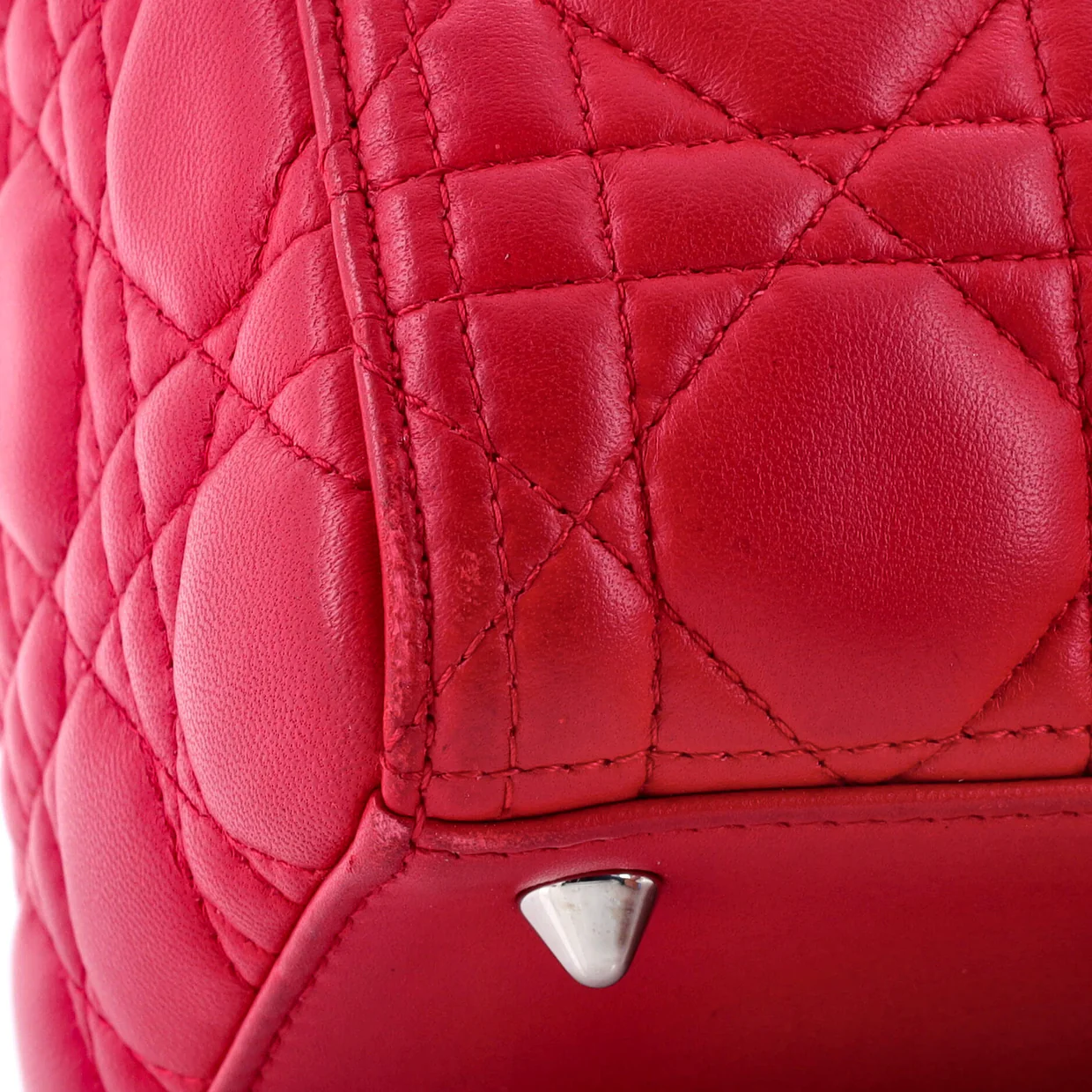 Lady Dior Bag Cannage Quilt Lambskin Medium - Deep Luxury