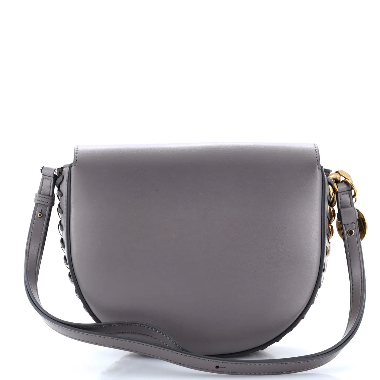 Frayme Flap Shoulder Bag Faux Leather Medium - Deep Luxury
