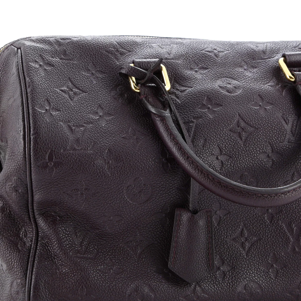 Speedy Bandouliere Bag Monogram Empreinte Leather 30 - Deep Luxury