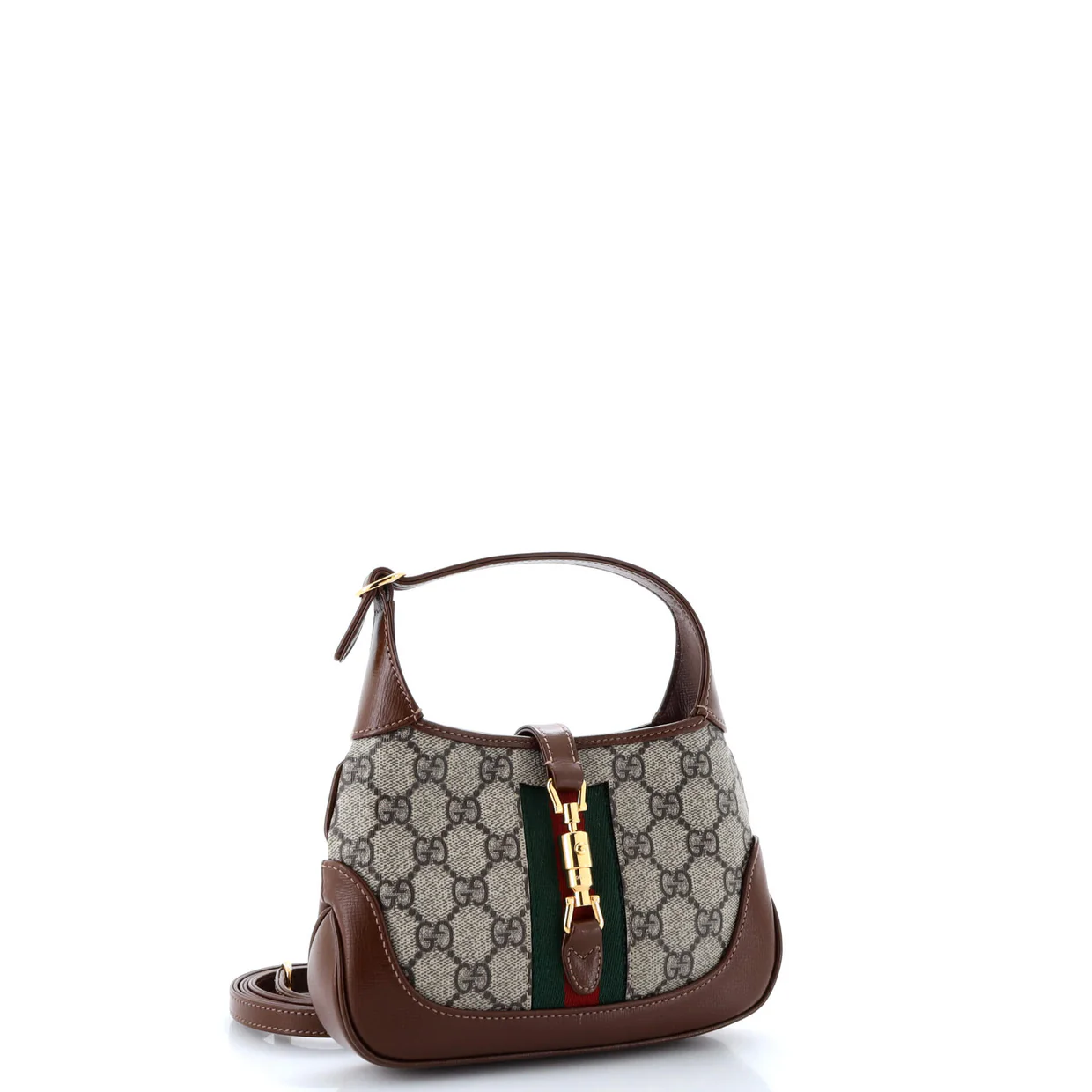 Jackie 1961 Hobo GG Coated Canvas Mini - Deep Luxury