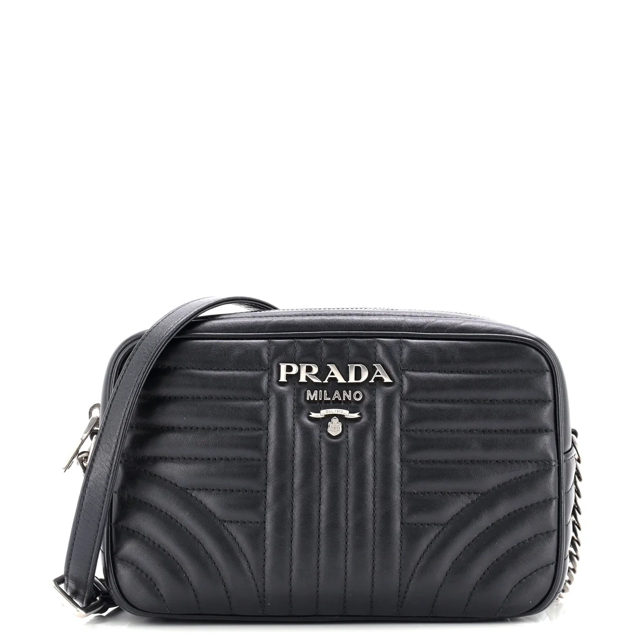 Camera Bag Diagramme Quilted Leather Small - Deep Luxury