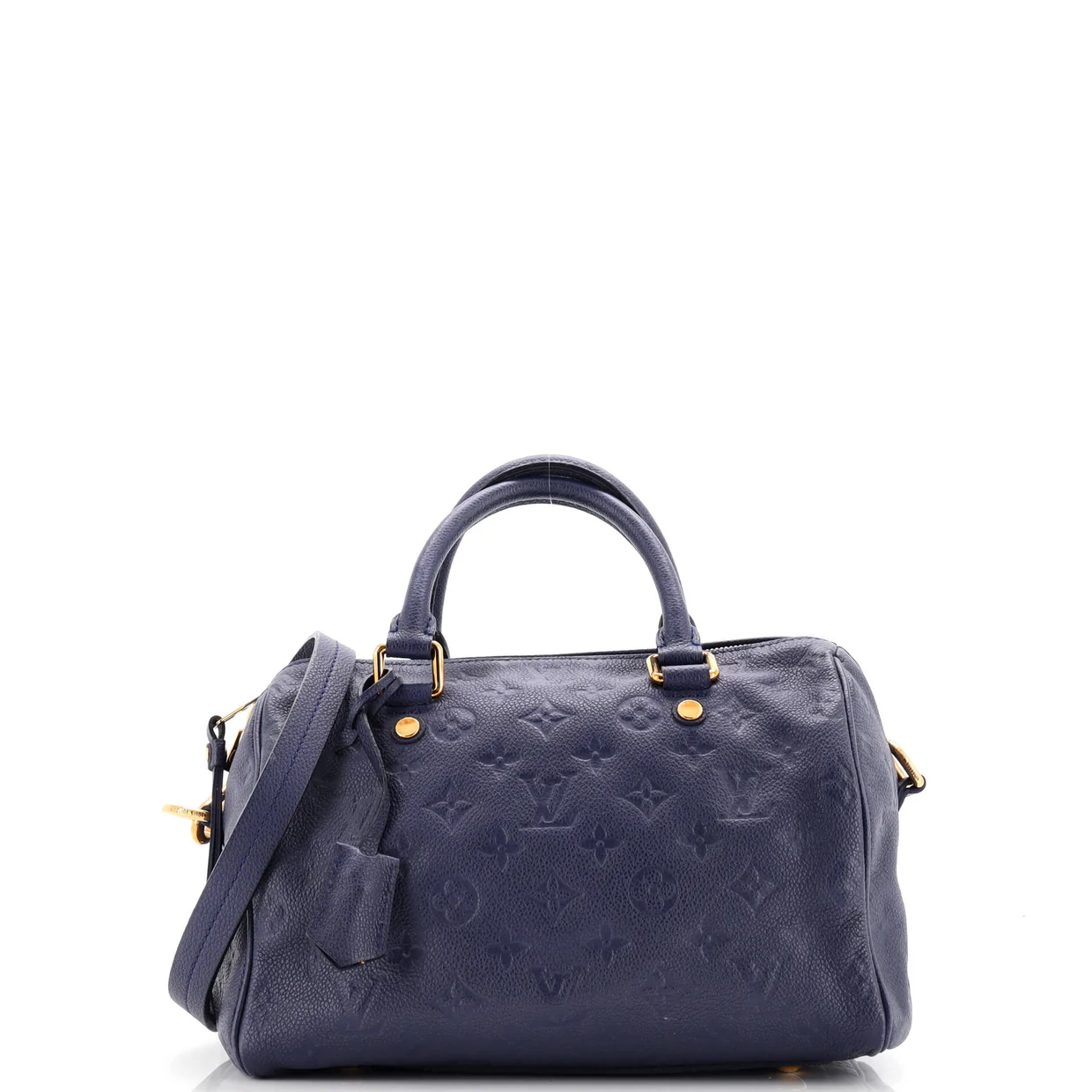 Speedy Bandouliere Bag Monogram Empreinte Leather 25 - Deep Luxury