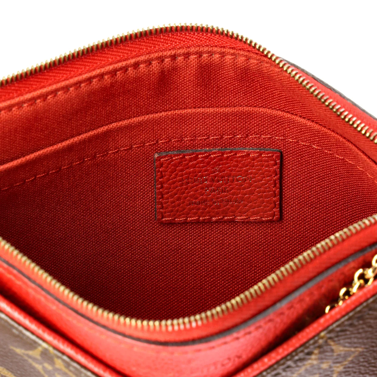 Pallas Clutch Monogram Canvas with Leather - Deep Luxury