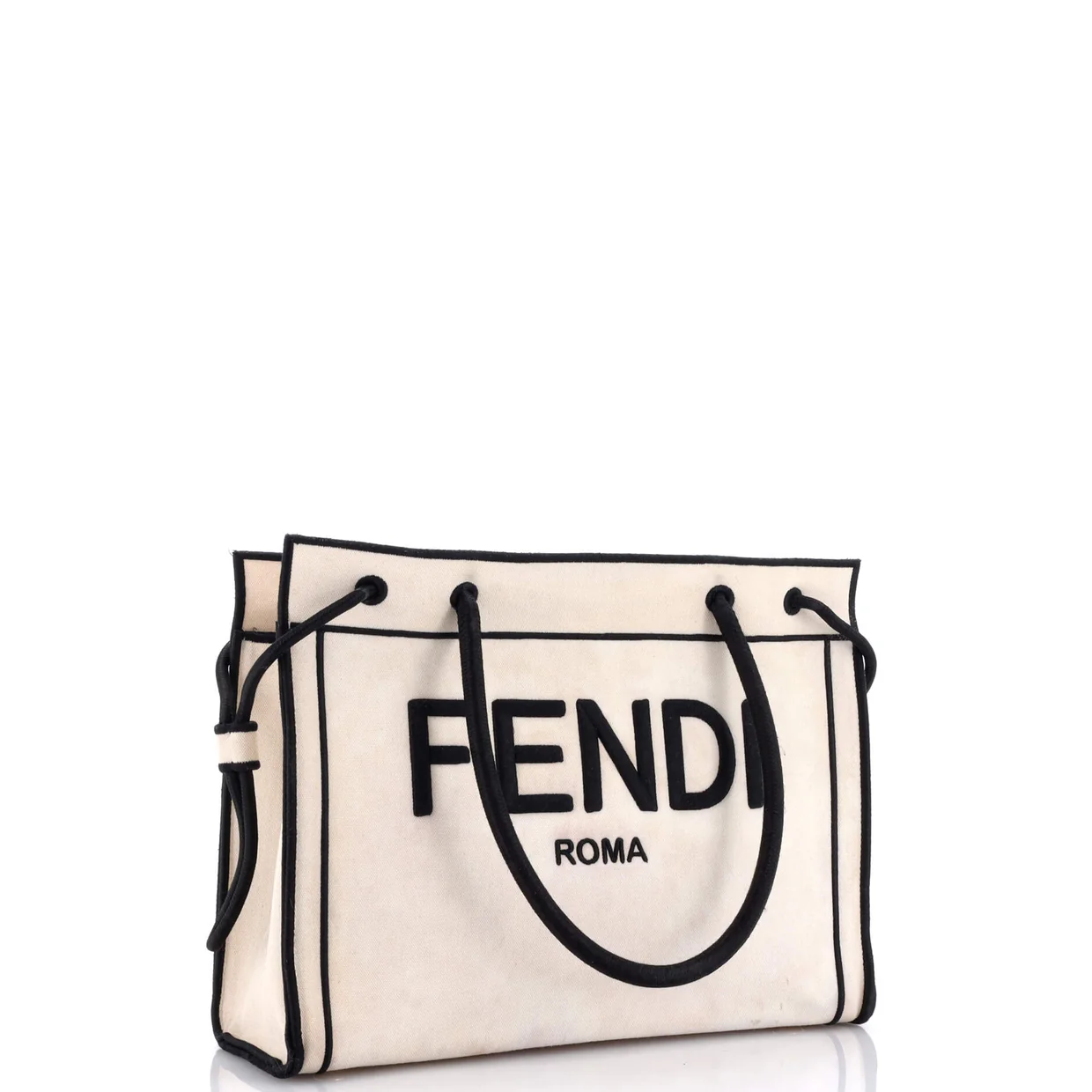 Roma Shopper Tote Canvas Small - Deep Luxury