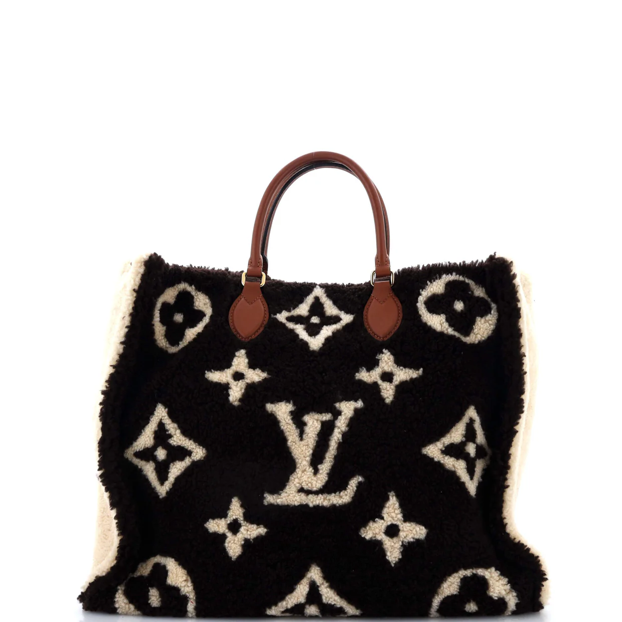 OnTheGo Tote Monogram Giant Teddy Fleece GM - Deep Luxury