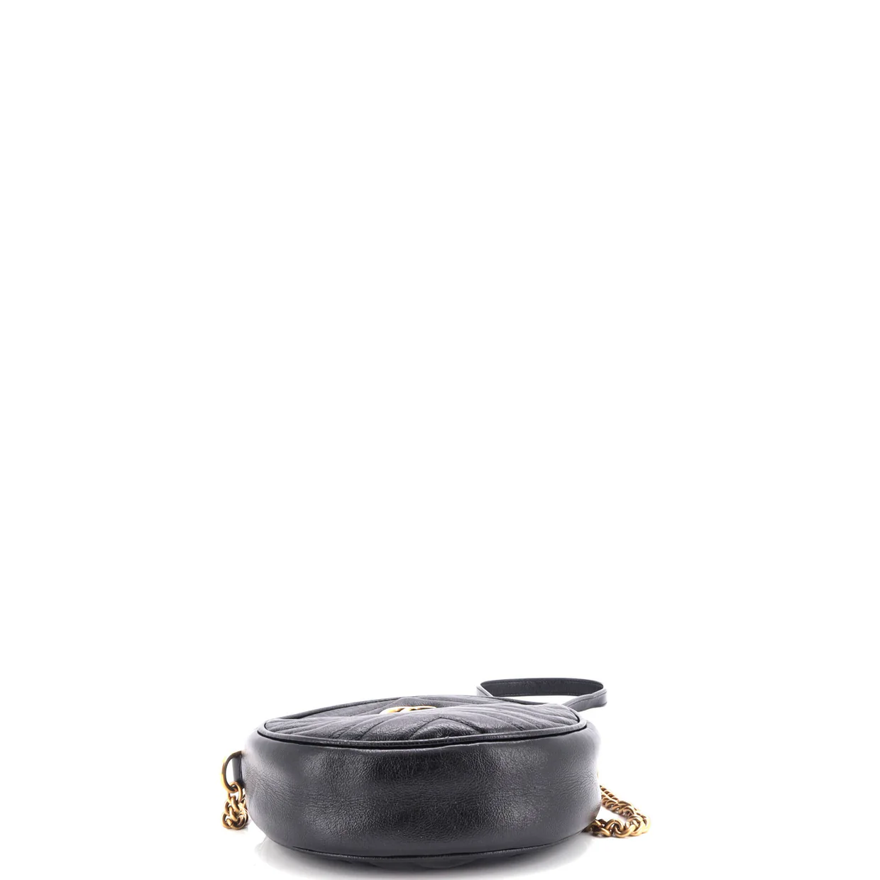 GG Marmont Round Shoulder Bag Matelasse Leather Mini - Deep Luxury