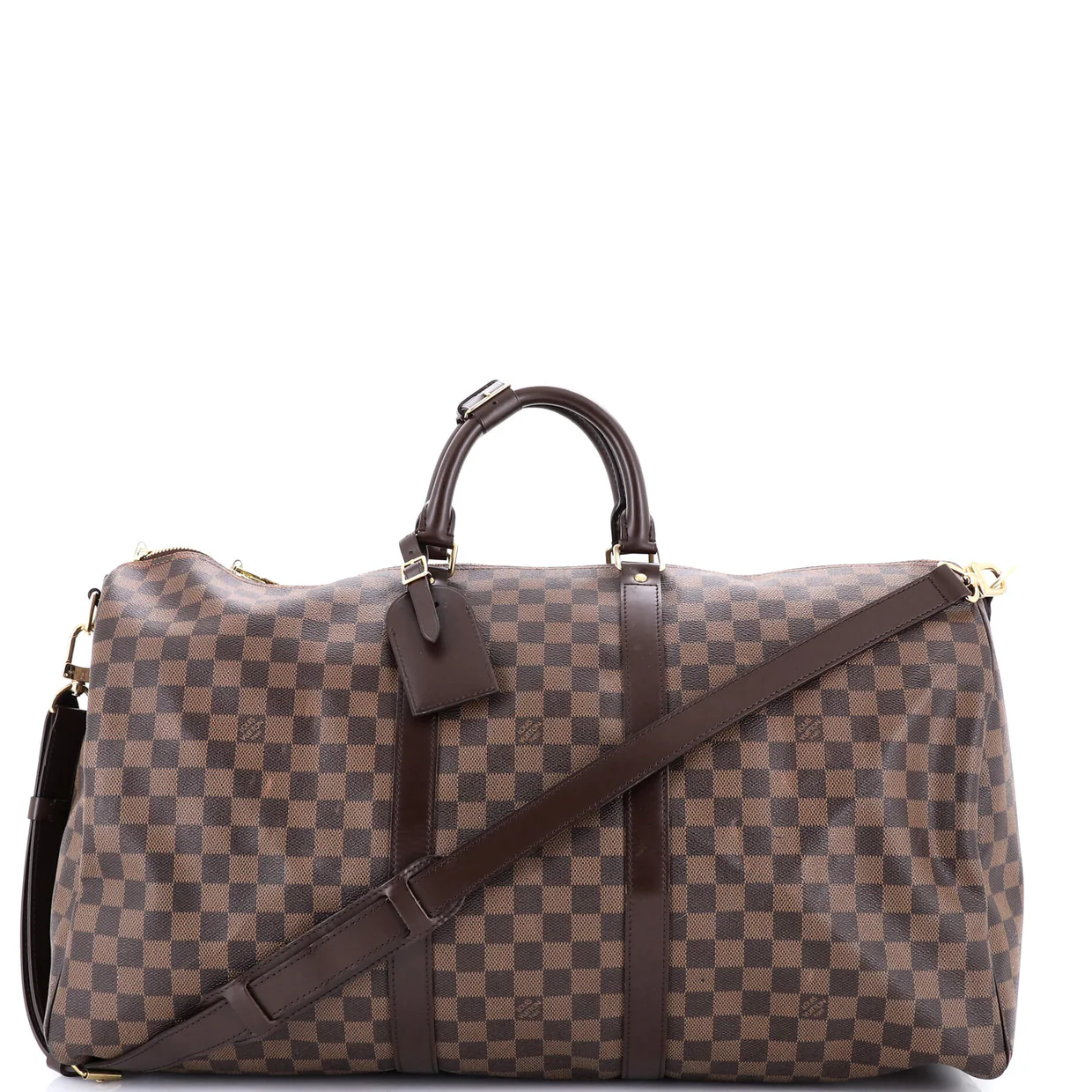 Keepall Bandouliere Bag Damier 55 - Deep Luxury