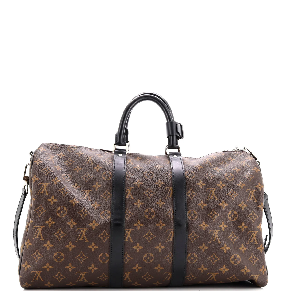 Keepall Bandouliere Bag Macassar Monogram Canvas 45 - Deep Luxury