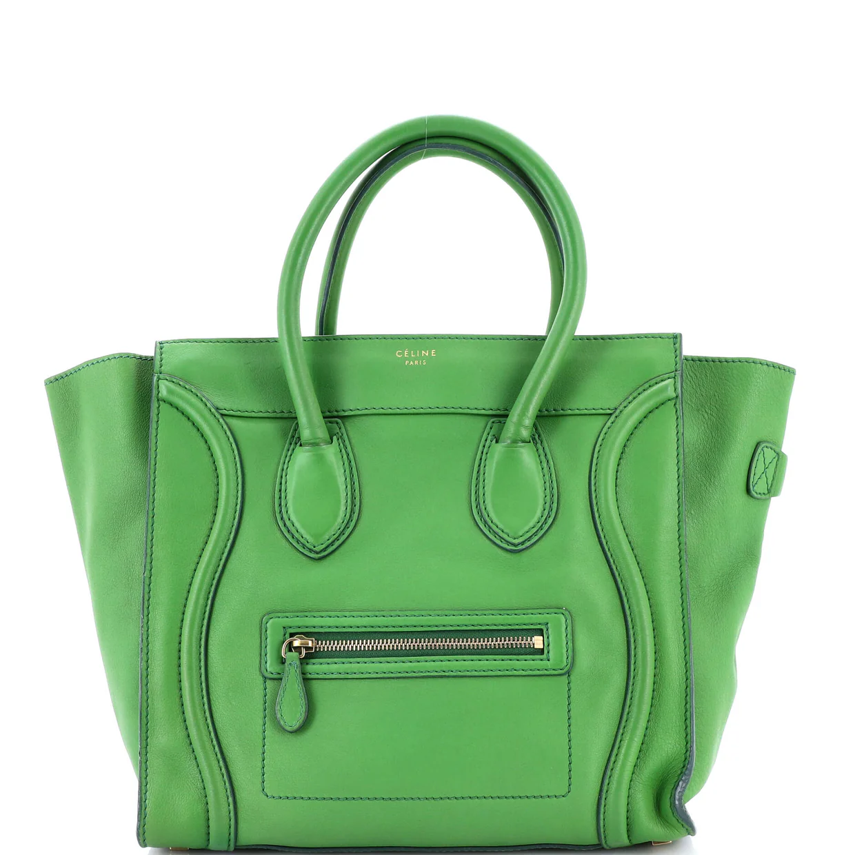 Luggage Bag Smooth Leather Mini - Deep Luxury