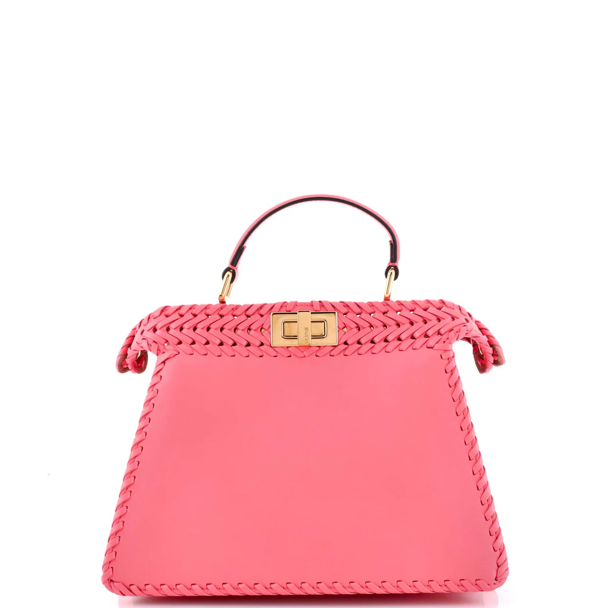 Peekaboo ISeeU Bag Woven Leather Small - Deep Luxury