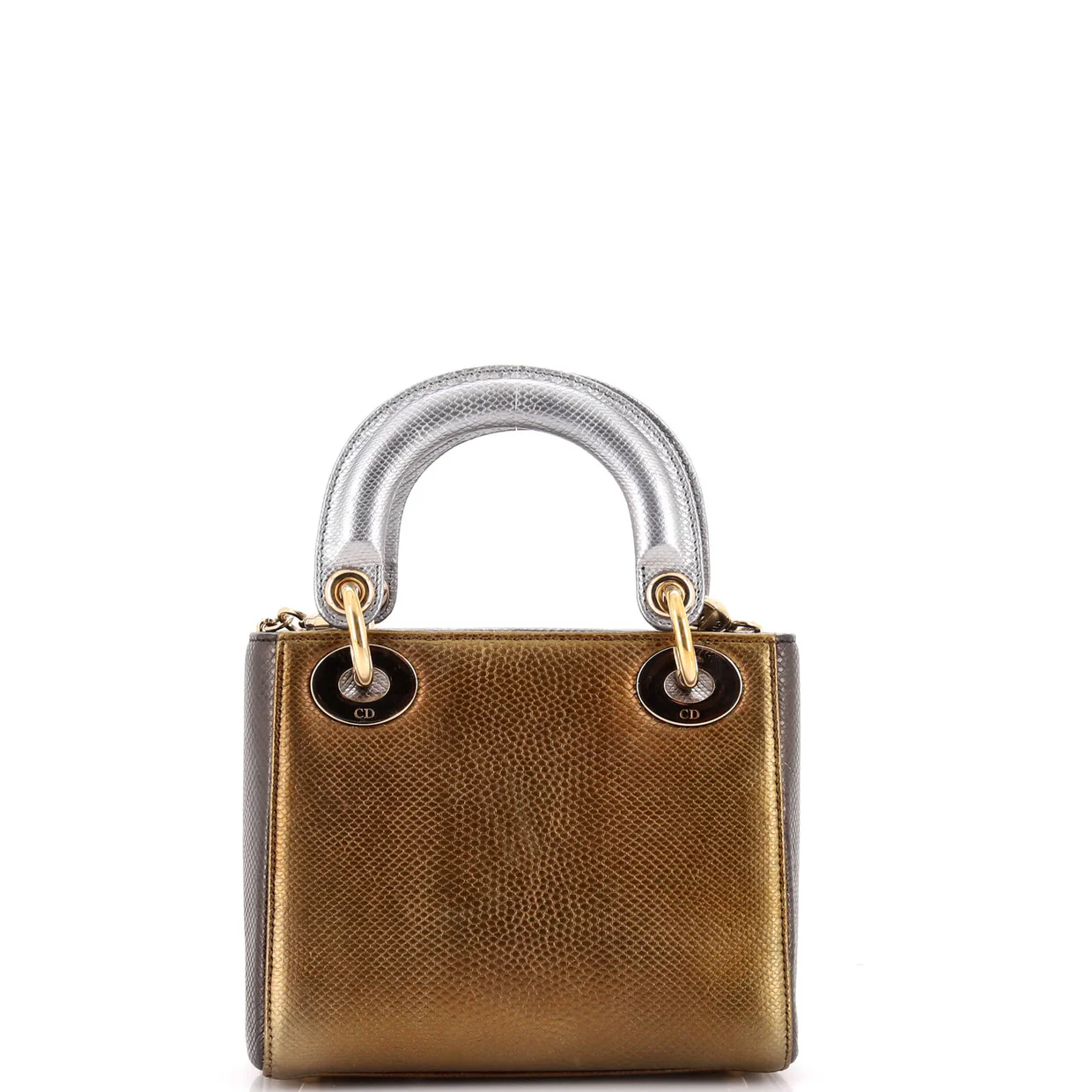 Lady Dior Chain Bag Lizard Mini - Deep Luxury