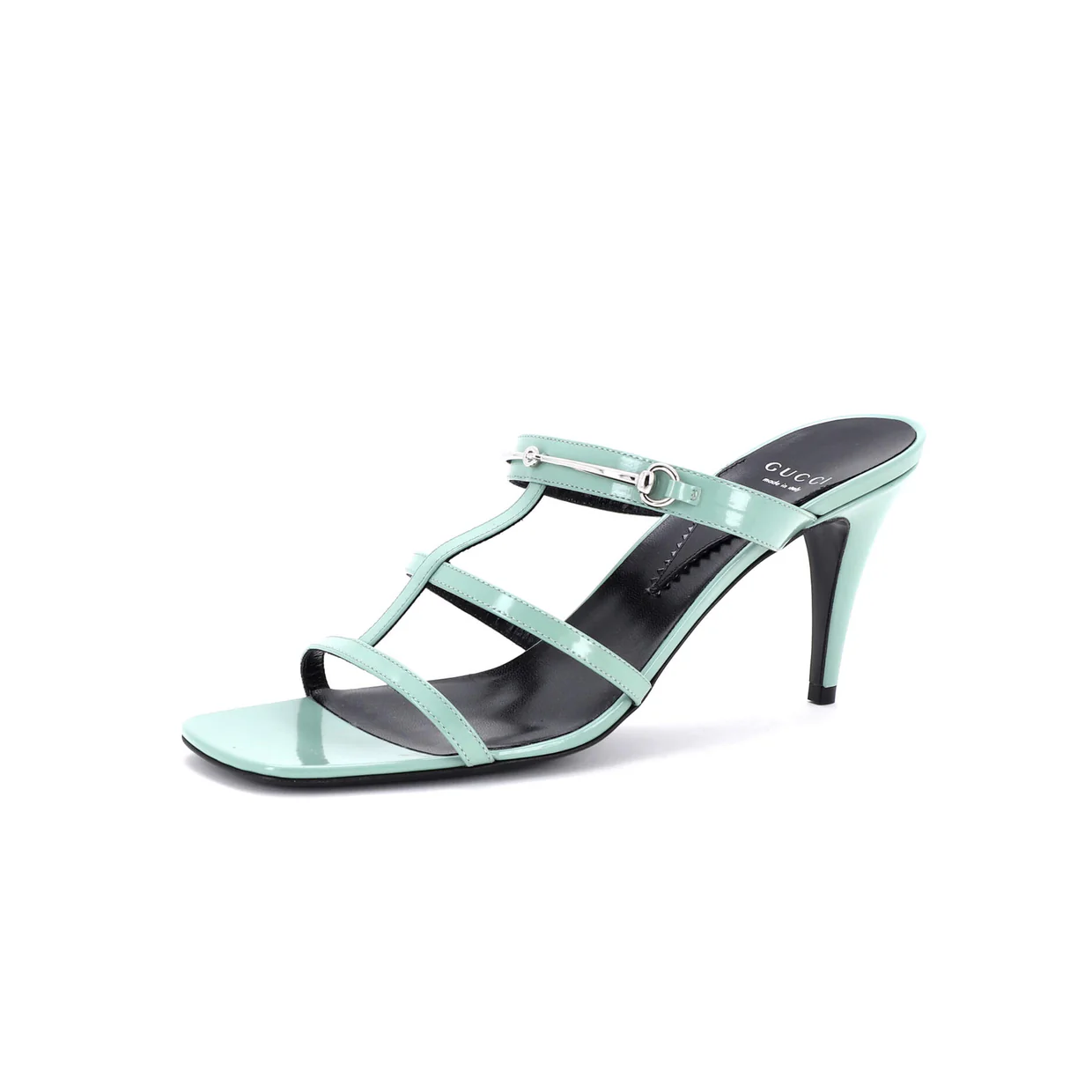 Women's Horsebit Cage Heeled Sandals Leather - Deep Luxury