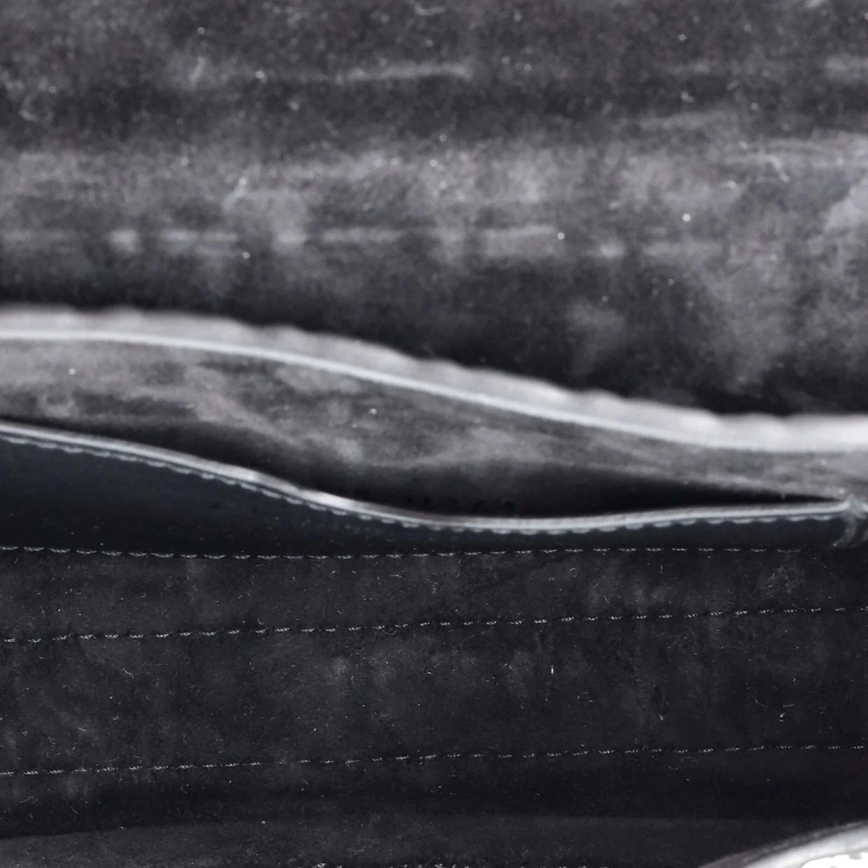 Bobby Flap Bag Houndstooth Embossed Calfskin East West - Deep Luxury