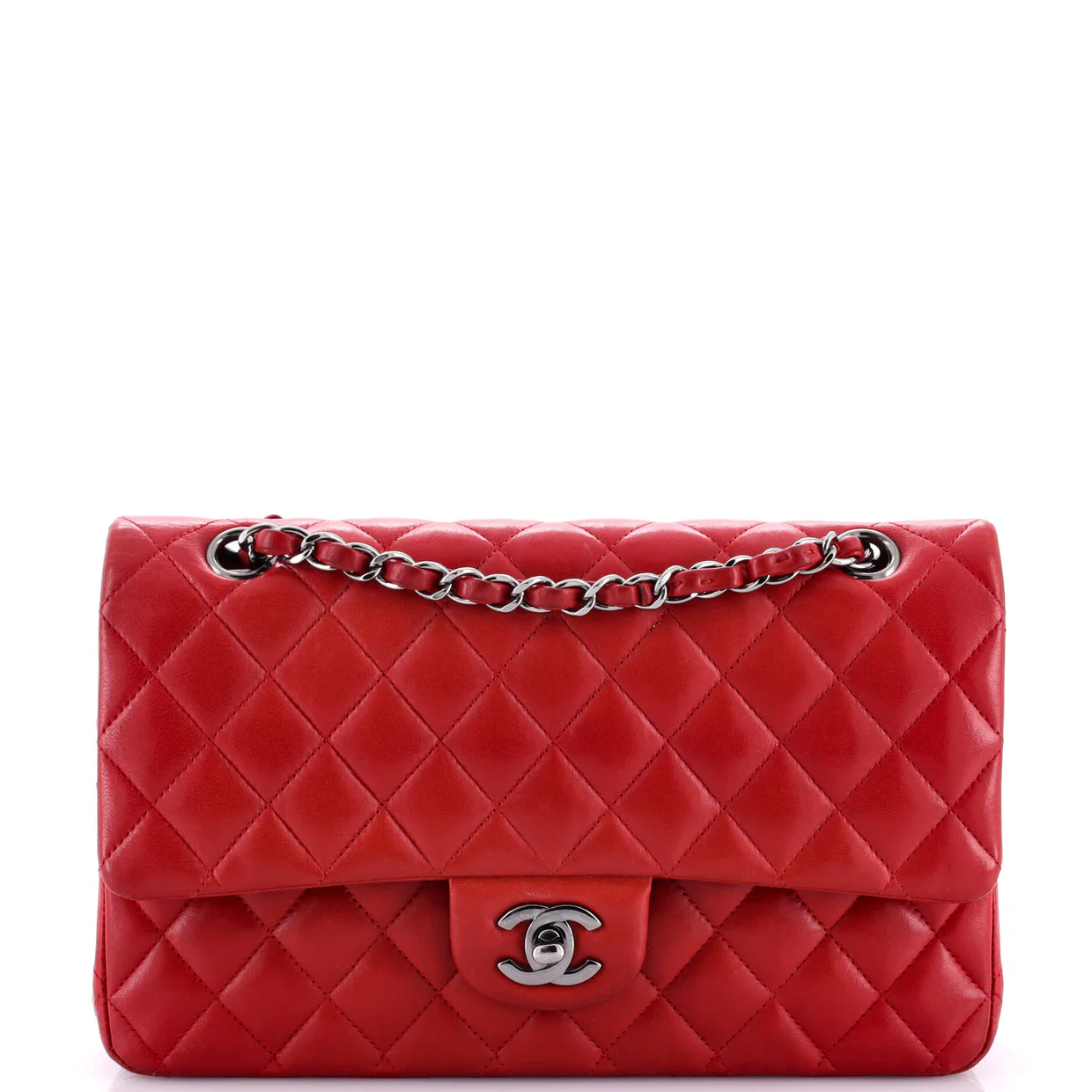 Classic Double Flap Bag Quilted Lambskin Medium - Deep Luxury