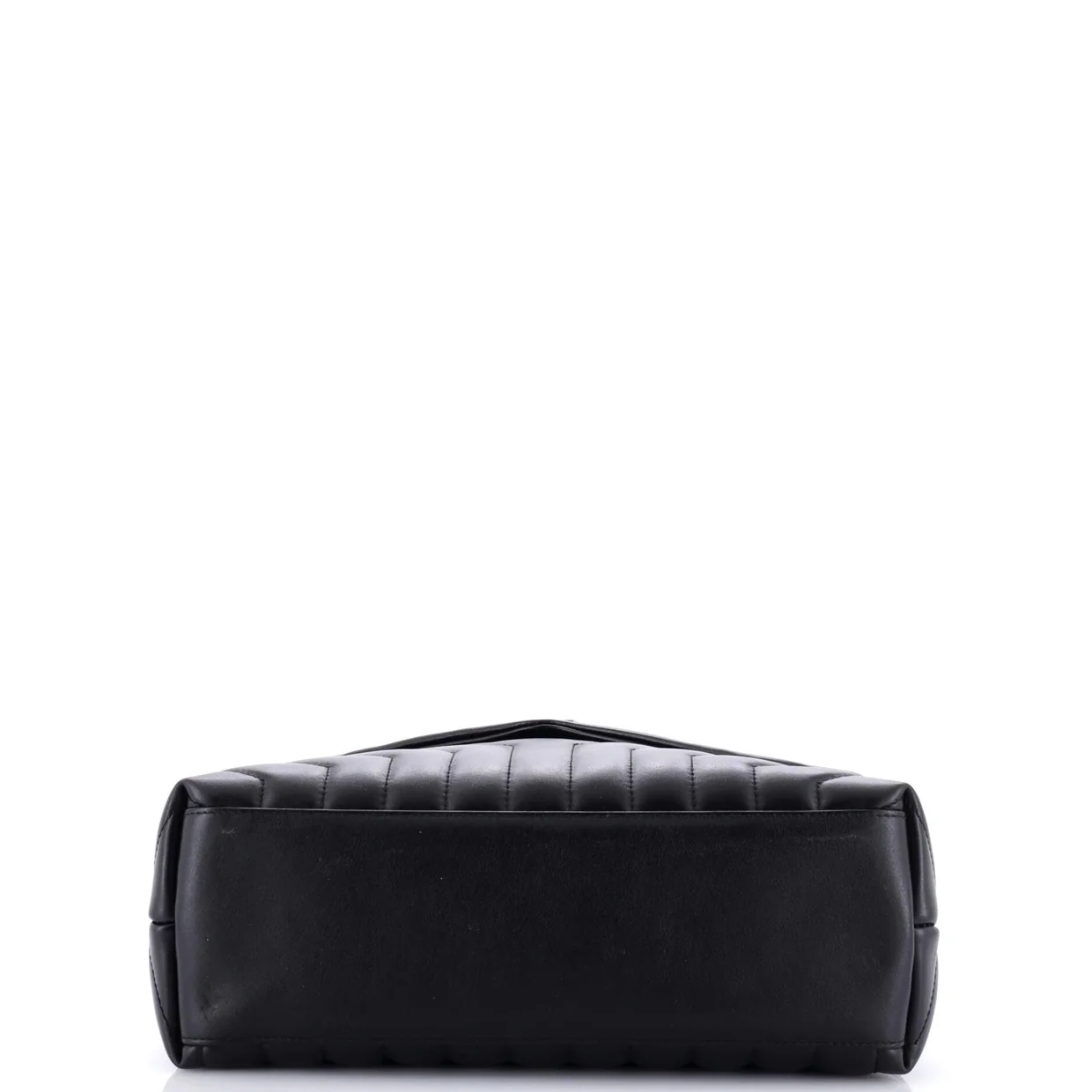 Loulou Shoulder Bag Matelasse Chevron Leather Medium - Deep Luxury