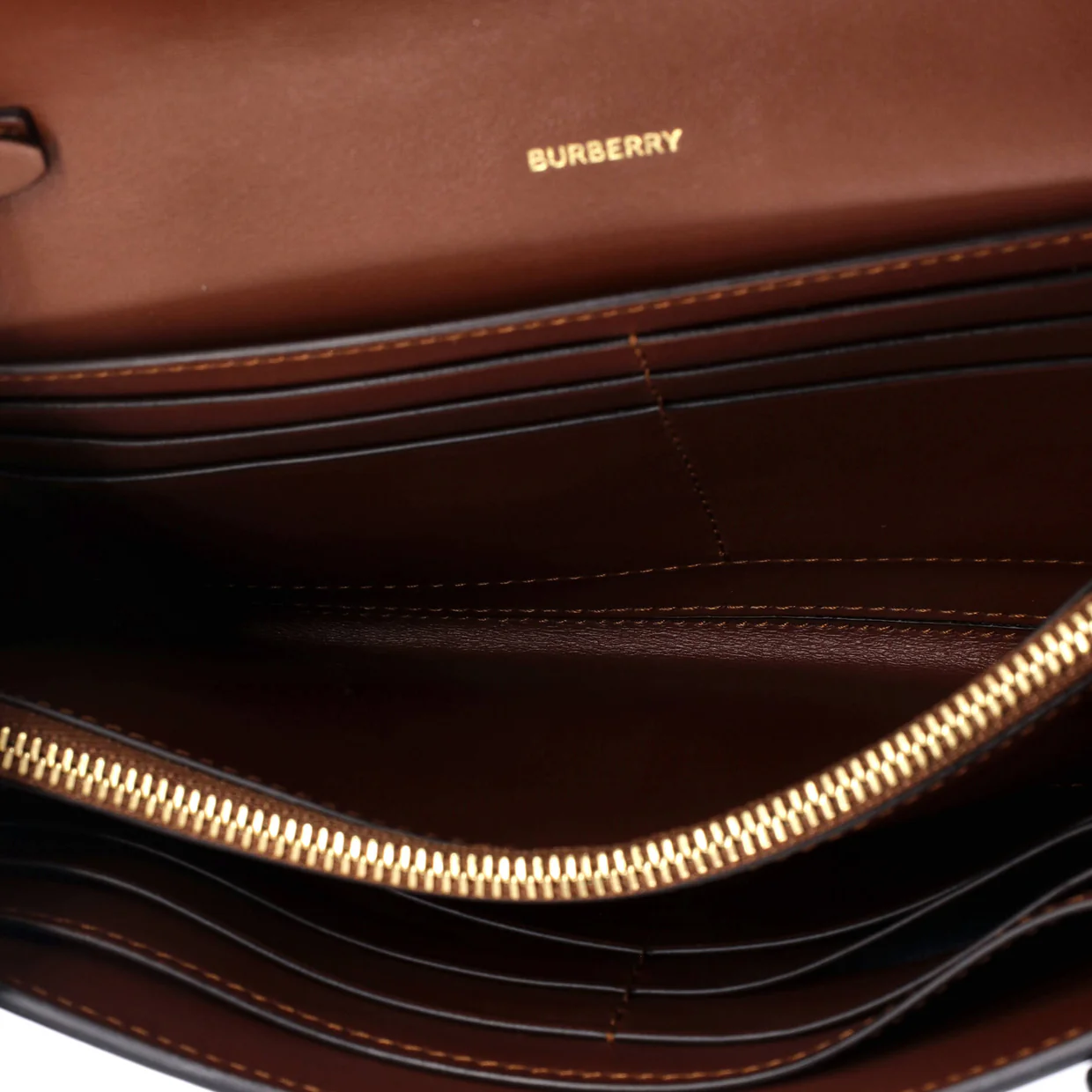 Hannah Wallet on Strap Icon Stripe E-Canvas - Deep Luxury