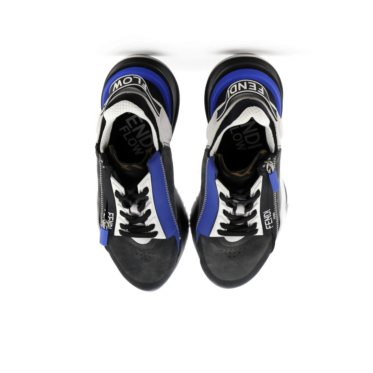 Men's Flow Low-Top Sneakers Suede - Deep Luxury