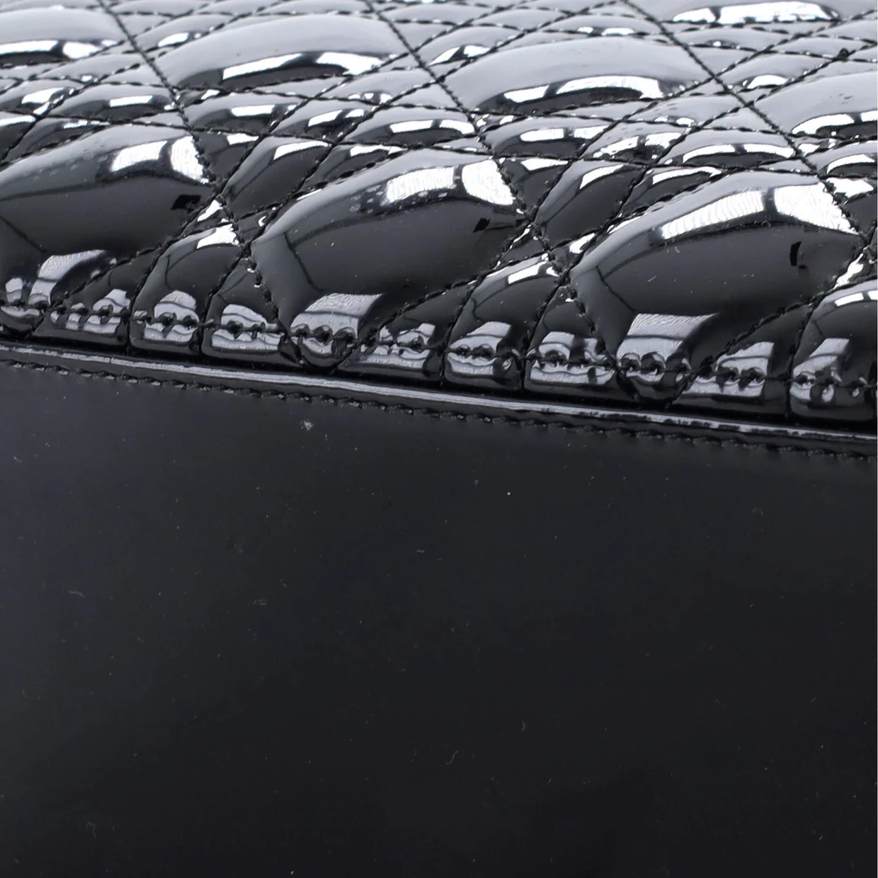 Lady Dior Bag Cannage Quilt Patent Medium - Deep Luxury