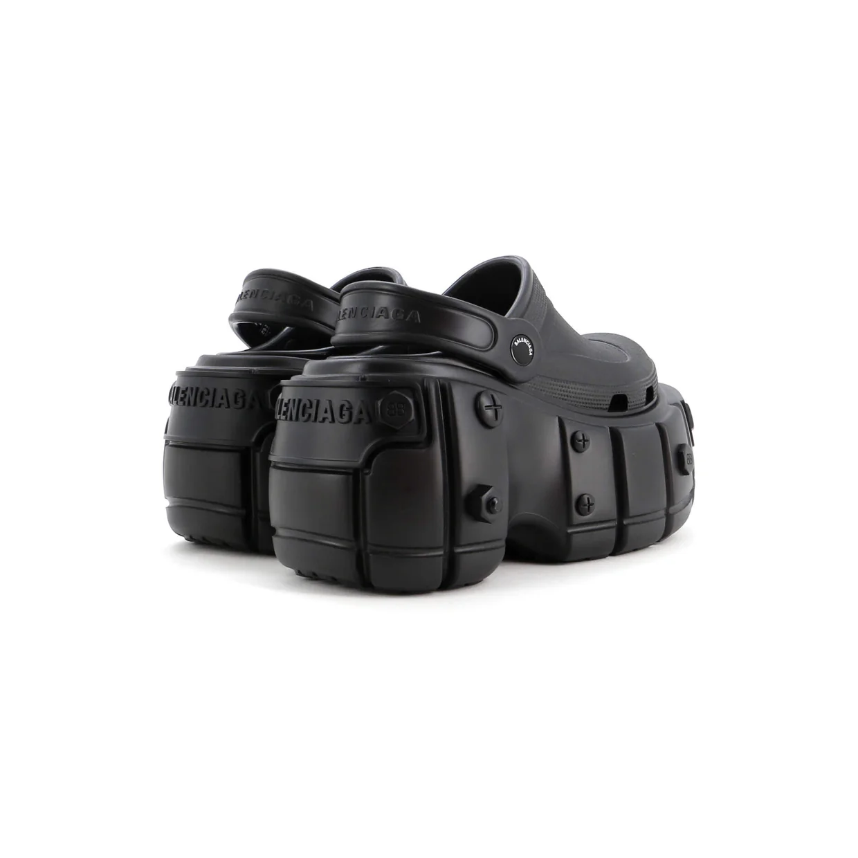 x Crocs Hardcrocs Platform Sandals Rubber - Deep Luxury