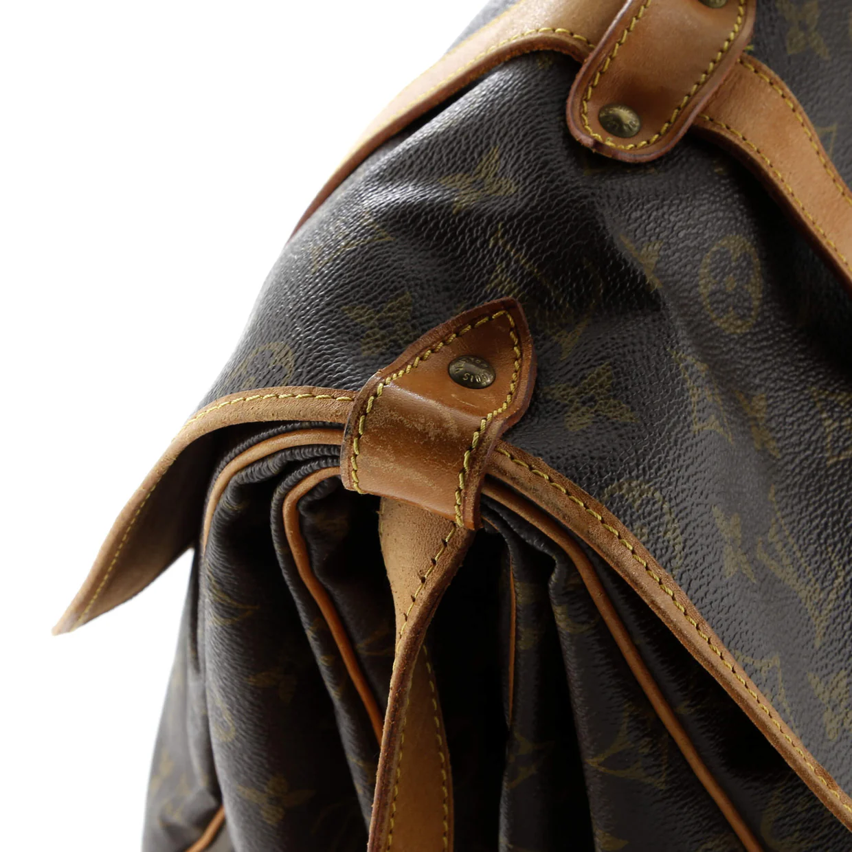 Saumur Handbag Monogram Canvas 43 - Deep Luxury