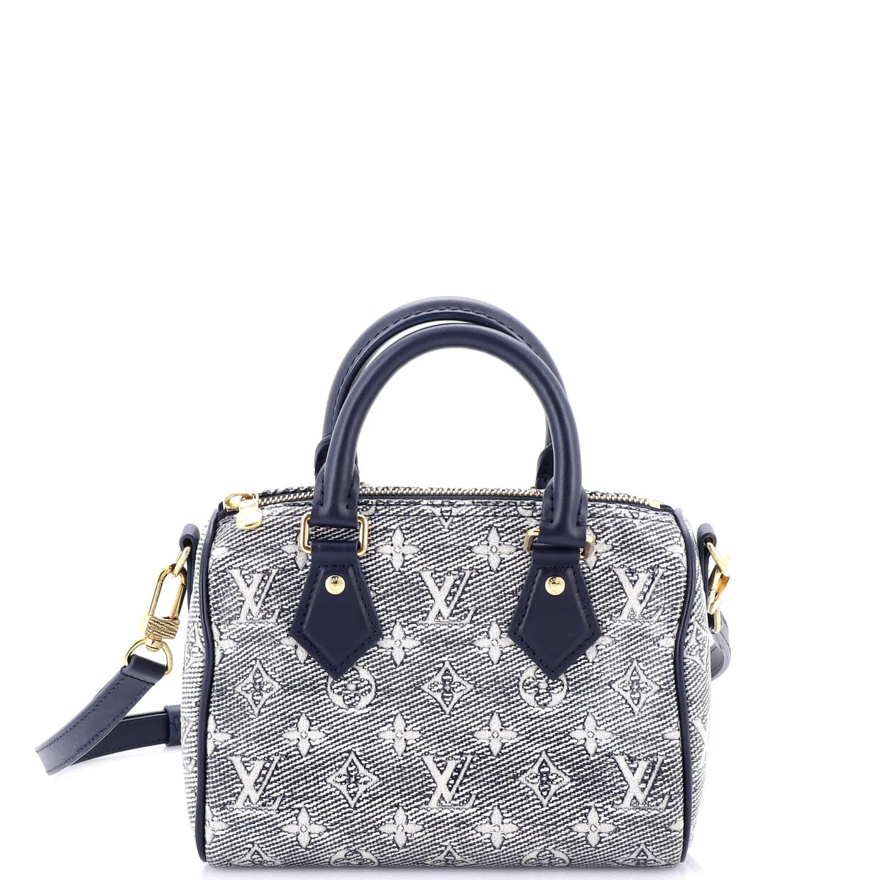 Speedy Bandouliere Bag Monoglam Jacquard Canvas 20 - Deep Luxury