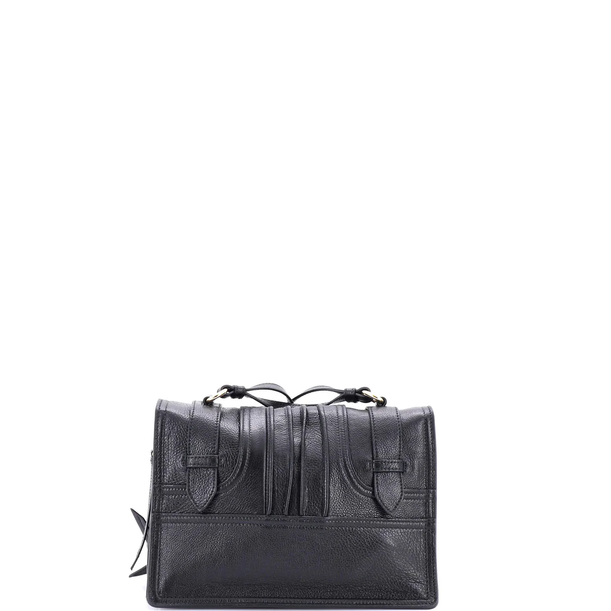 Etiquette Shoulder Bag Glace Calf Small - Deep Luxury