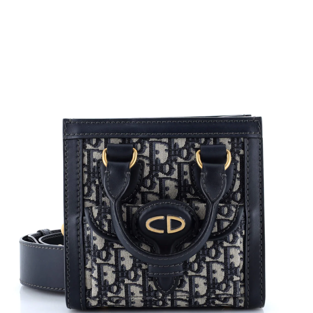 Pocket Tote Bag Oblique Canvas Mini - Deep Luxury