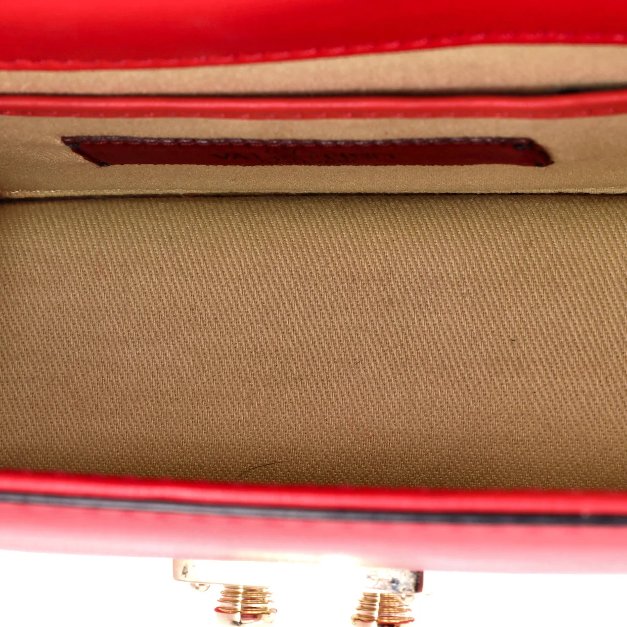 Glam Lock Shoulder Bag Leather Mini - Deep Luxury