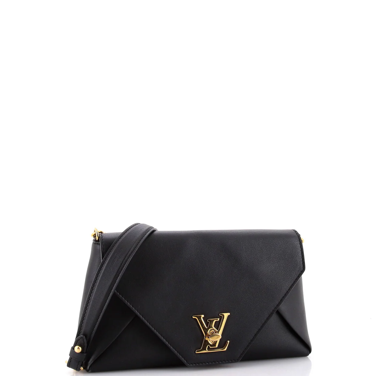 Love Note Chain Clutch Leather - Deep Luxury