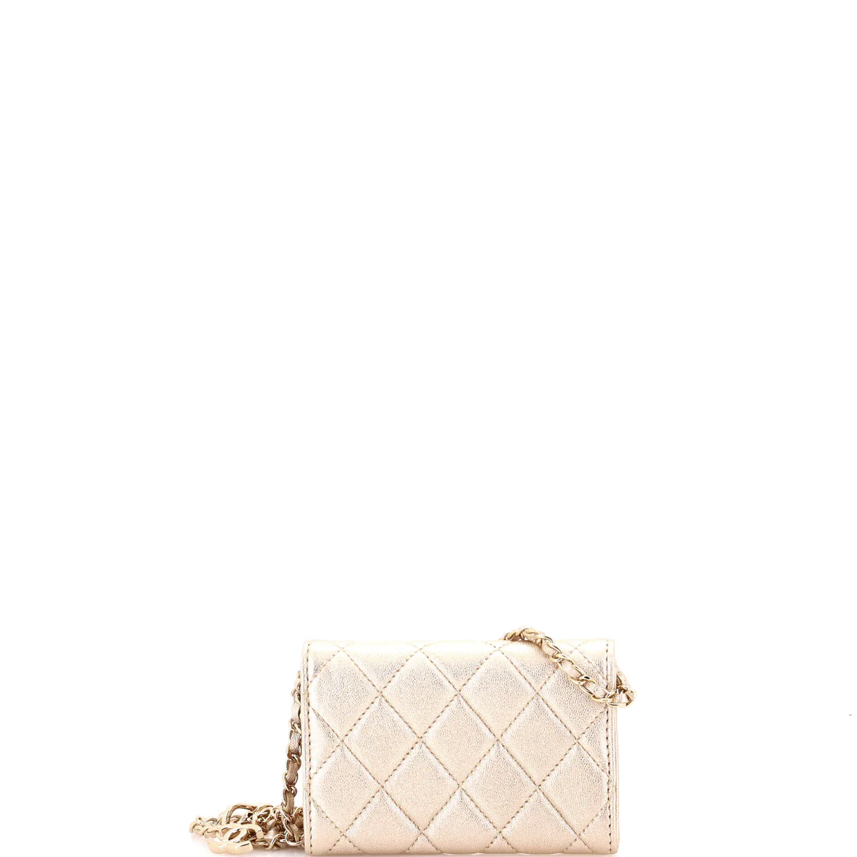 Classic Flap Chain Belt Bag Quilted Lambskin Mini - Deep Luxury