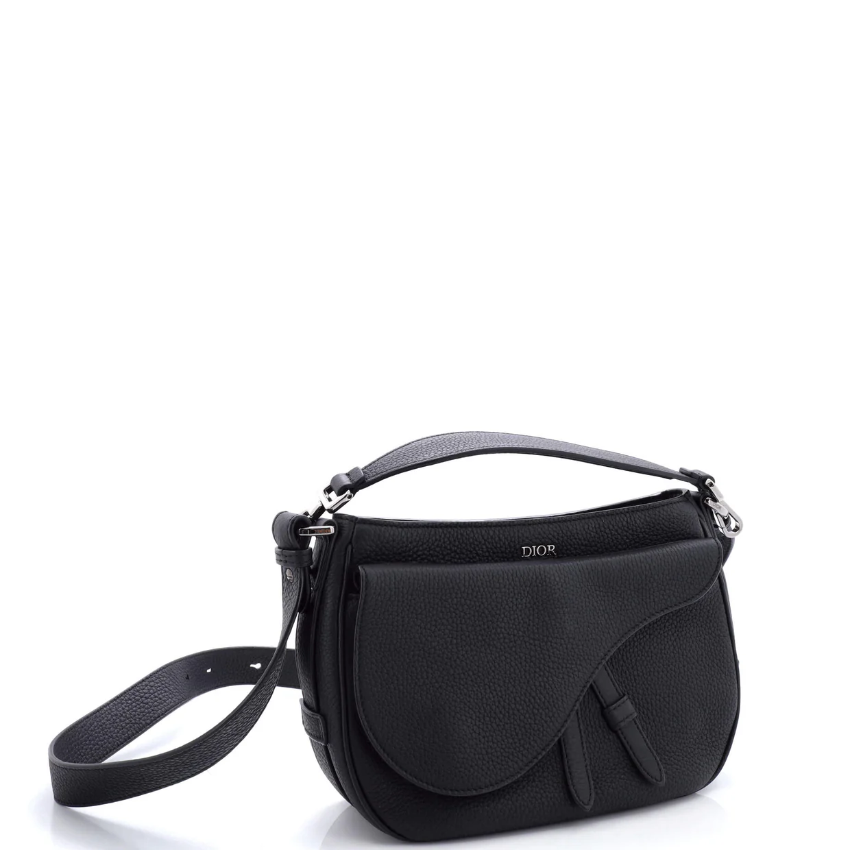Saddle Soft Bag Leather Small - Deep Luxury