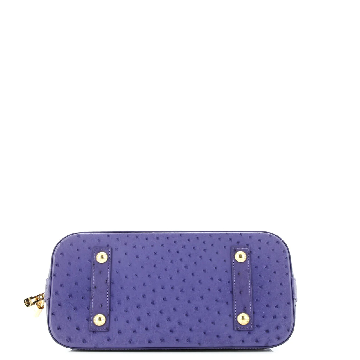 Alma Handbag Ostrich PM - Deep Luxury