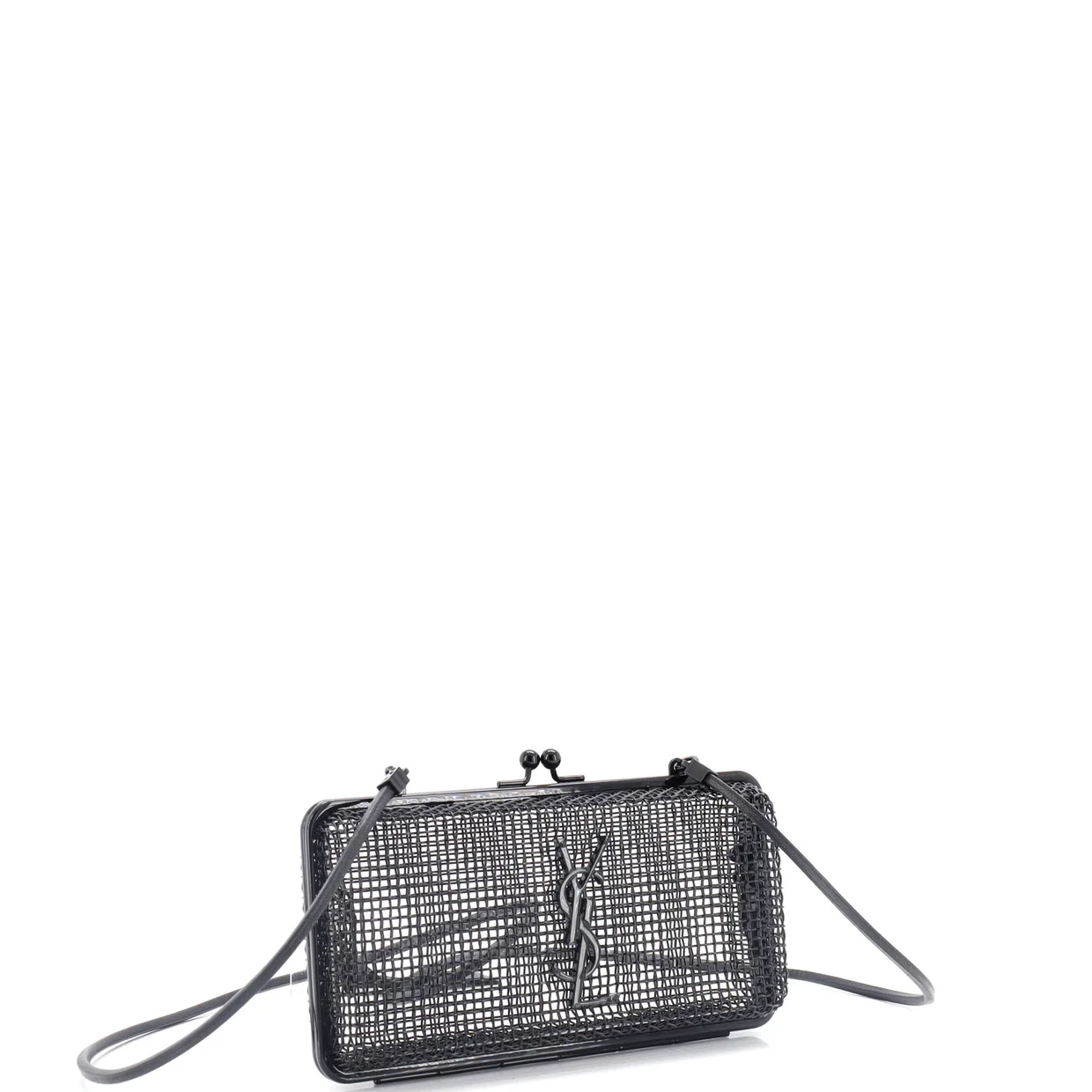 Monogram Evening Cage Minaudiere Metal with Leather - Deep Luxury