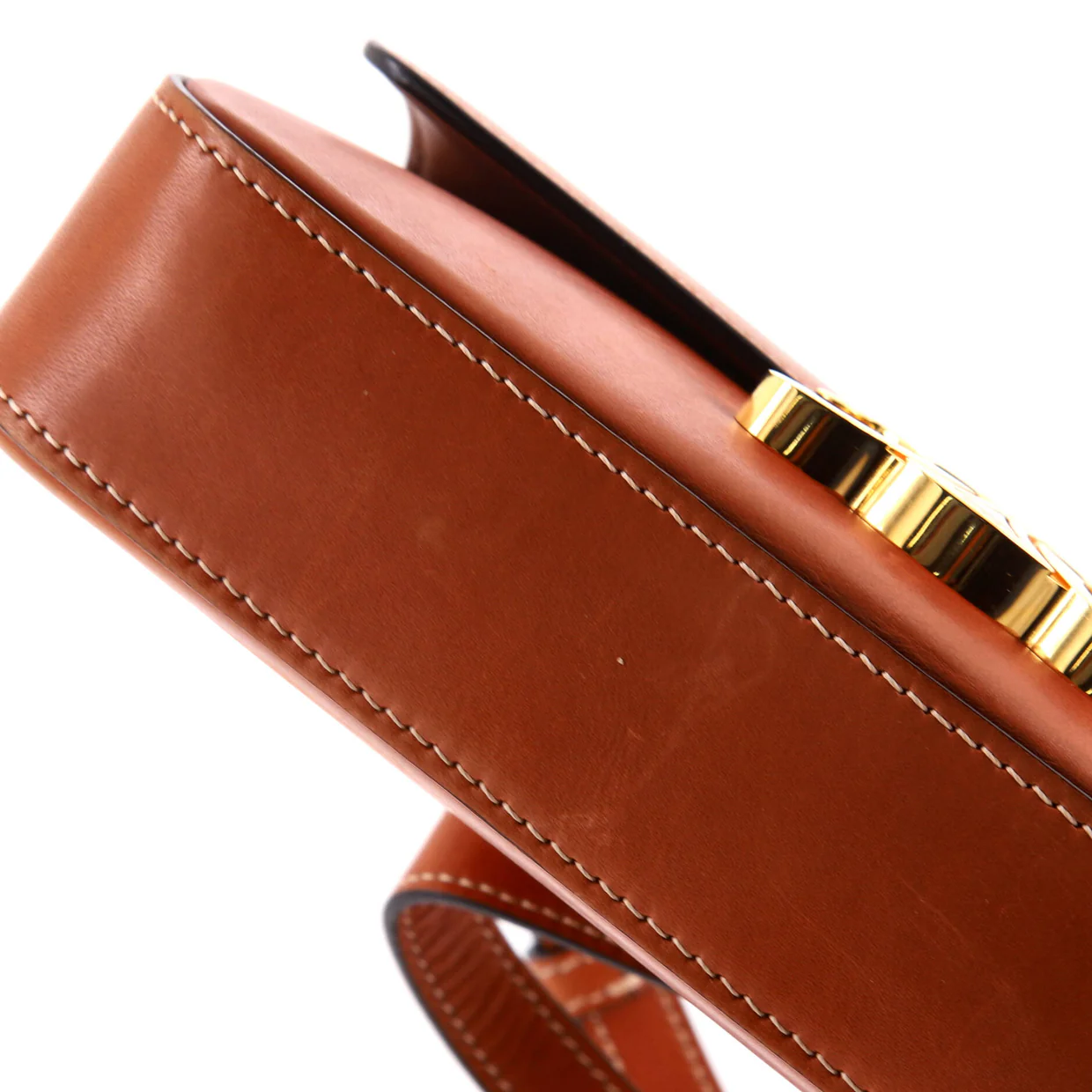 Triomphe East-West Shoulder Bag Smooth Calfskin - Deep Luxury