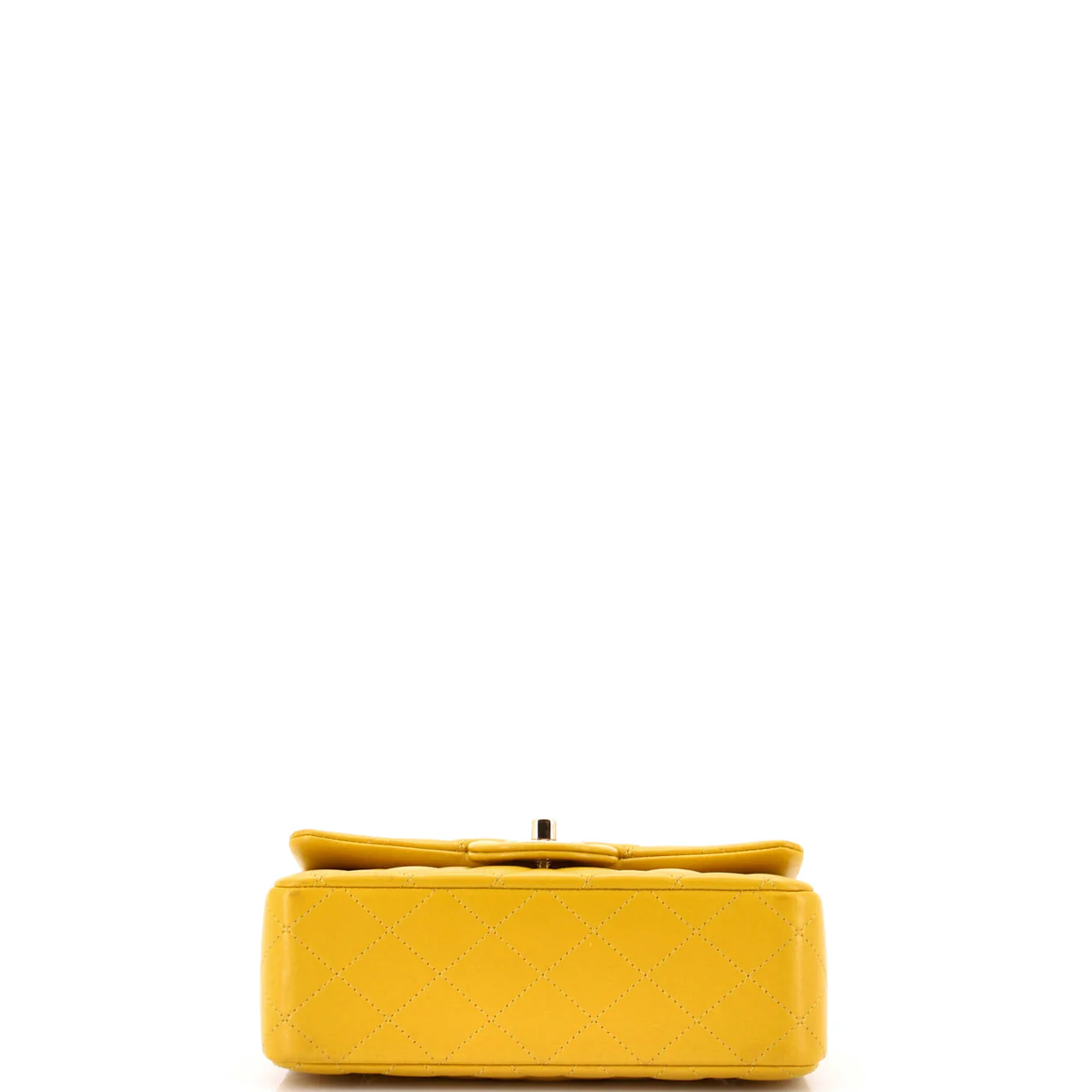 Classic Single Flap Top Handle Bag Quilted Lambskin Mini - Deep Luxury