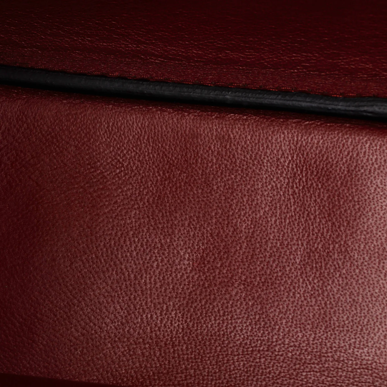 Cuir Double Tote Saffiano Leather Small - Deep Luxury