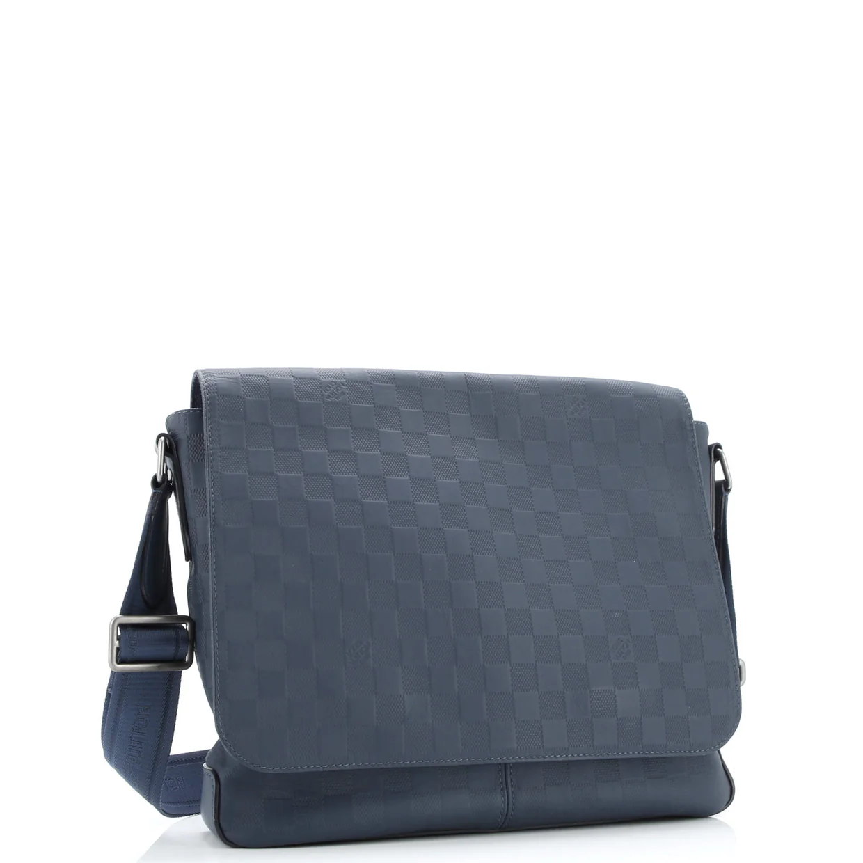 District Messenger Bag Damier Infini Leather MM - Deep Luxury